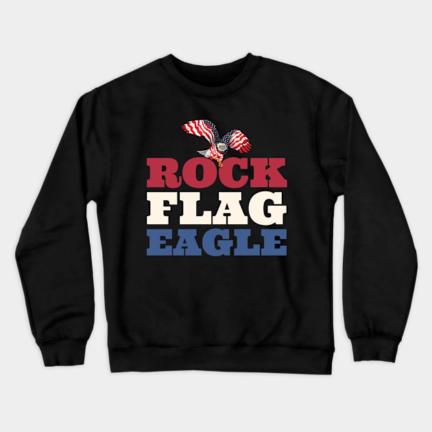 It's always sunny, Rock, Flag, Eagle. Crewneck Sweatshirt by Teessential